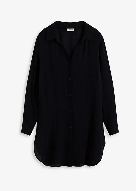 Blusa da mare lunga in viscosa fluente, bonprix