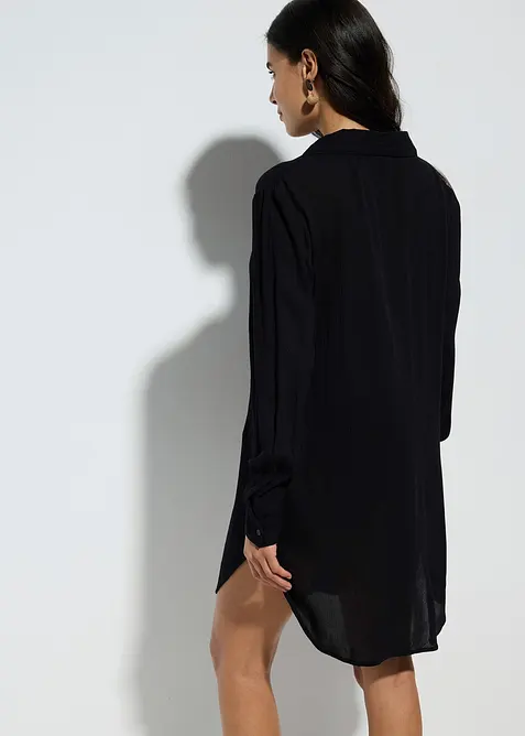 Blusa da mare lunga in viscosa fluente, bonprix