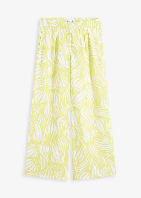 Pantaloni a palazzo con cinta comoda, bonprix