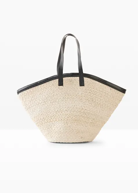 Borsa shopper di paglia, bonprix