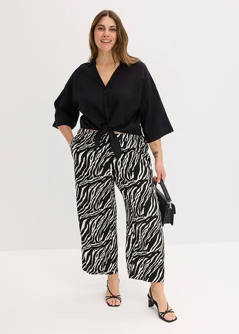 Camicetta in misto lino, bonprix