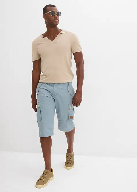 Bermuda cargo in puro cotone, regular fit, bonprix