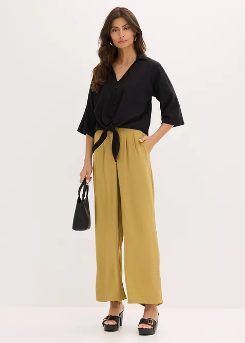 Camicetta in misto lino, bonprix