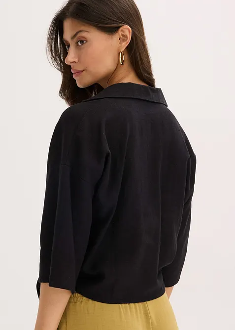 Camicetta in misto lino, bonprix
