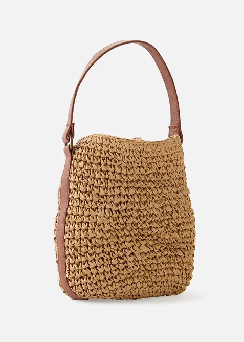 Borsa a sacco in paglia, bonprix