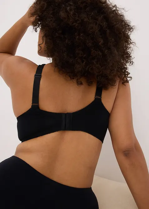 Reggiseno t-shirt minimizer senza ferretto con cotone biologico (pacco da 2), bonprix