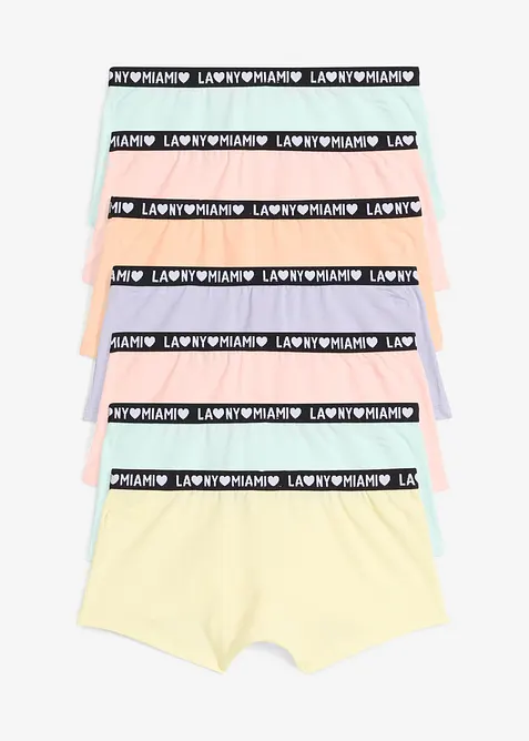 Boxer aderenti con cotone biologico morbido (pacco da 7), bonprix