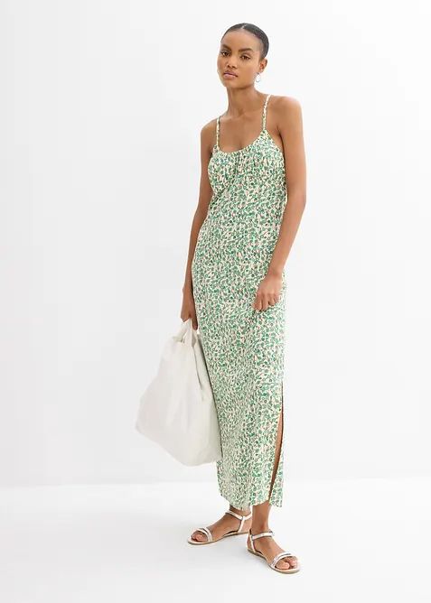 Abito con spalline sottili in viscosa fluente, bonprix