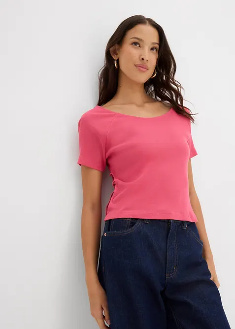 Maglia aderente in puro cotone biologico, bonprix