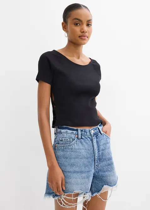 Maglia aderente in puro cotone biologico, bonprix