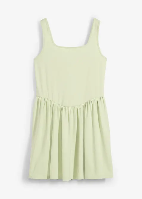 Top lungo in misto cotone elasticizzato, bonprix