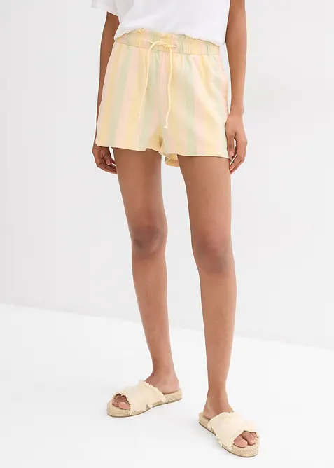 Shorts in misto lino fresco e leggero, bonprix