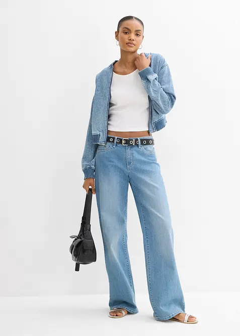 Maglia aderente in puro cotone biologico, bonprix