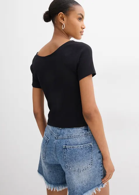 Maglia aderente in puro cotone biologico, bonprix