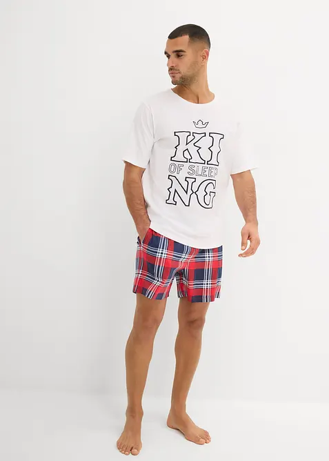 Pigiama estivo a maniche corte in puro cotone, bonprix