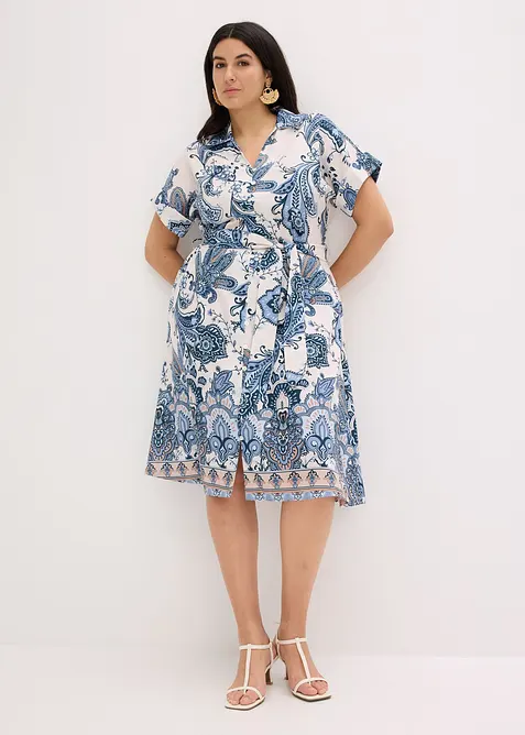 Abito con cintura da annodare, bonprix