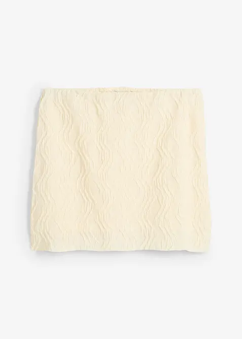 Minigonna in tessuto a trama operata, bonprix