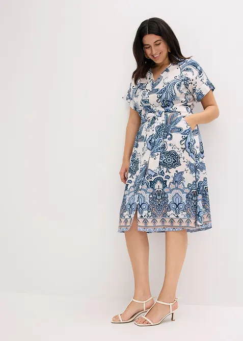 Abito con cintura da annodare, bonprix