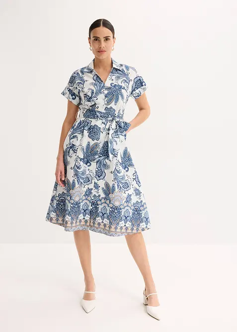 Abito con cintura da annodare, bonprix