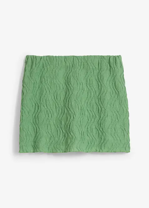 Minigonna in tessuto a trama operata, bonprix