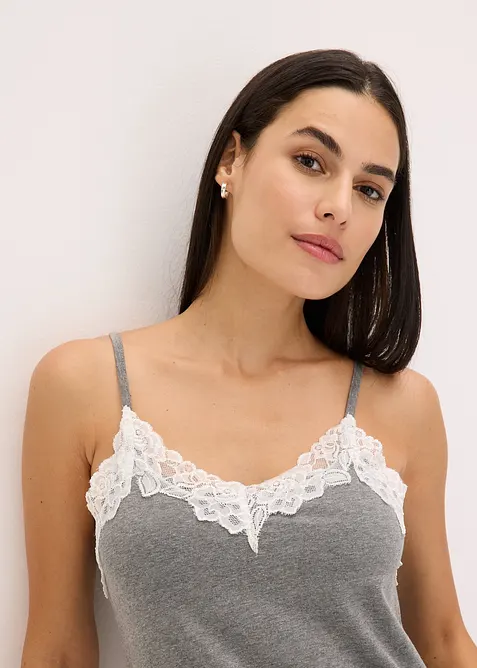 Camicia da notte con spalline sottili, bonprix