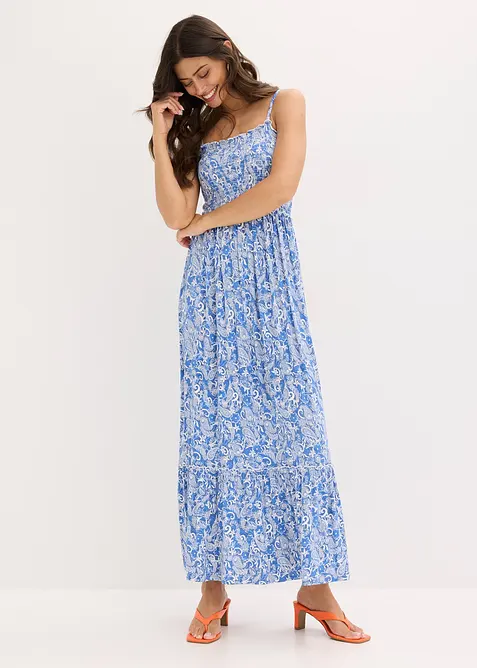 Abito con spalline in misto viscosa, bonprix