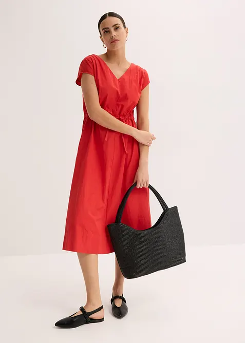 Abito in popeline di cotone, bonprix