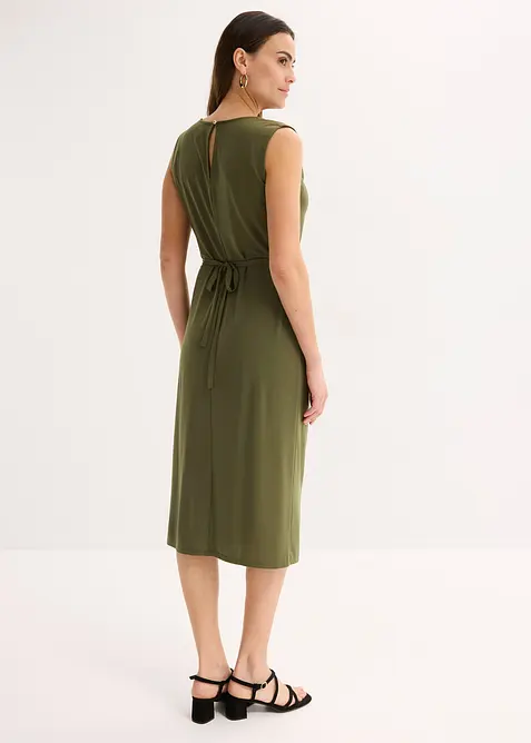 Abito in maglina con cintura (set 2 pezzi), bonprix