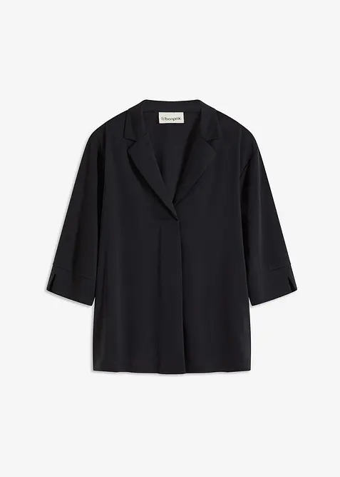 Maglia lunga in piquet di viscosa fluente, bonprix