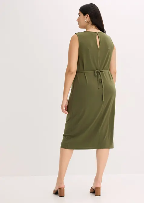 Abito in maglina con cintura (set 2 pezzi), bonprix