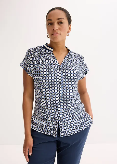 Top in misto viscosa fluido, bonprix