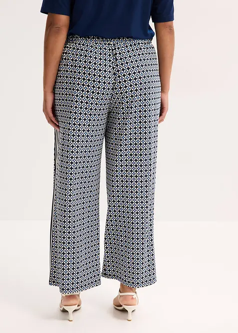 Pantaloni in jersey con fantasia minimalista, bonprix