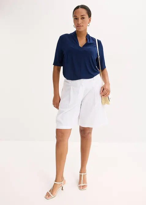 Maglia con collo a calice, bonprix