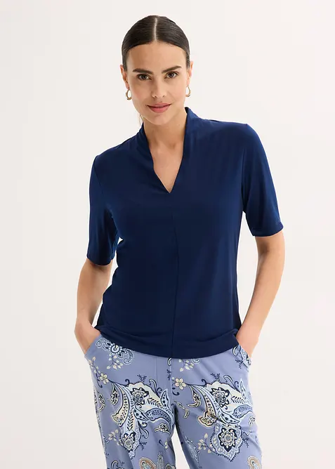 Maglia con collo a calice, bonprix