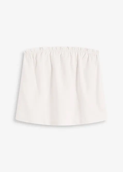 Top in misto lino, bonprix