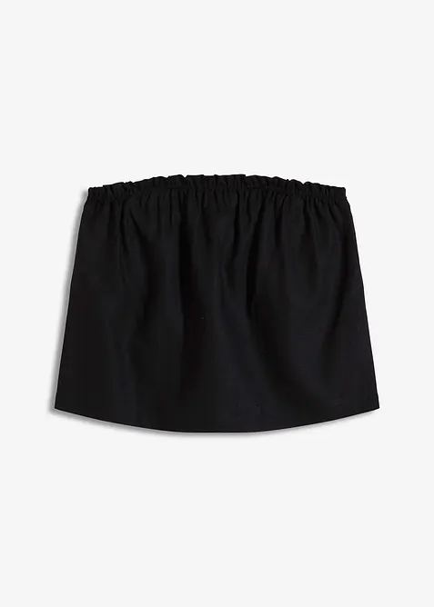 Top in misto lino, bonprix