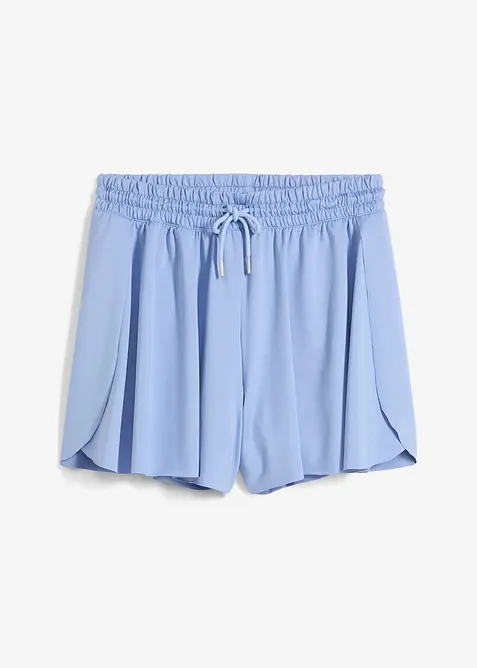 Shorts stile tennis con elastico in vita, bonprix