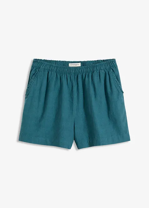 Shorts in misto lino, bonprix