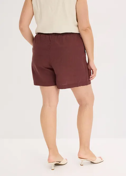 Shorts in misto lino, bonprix