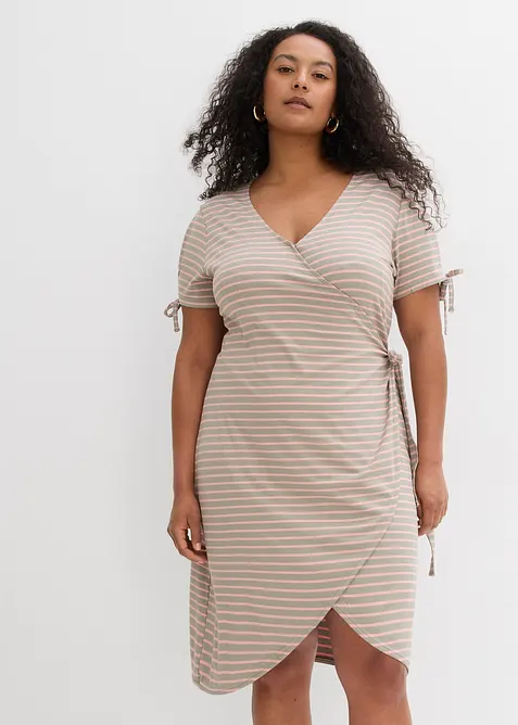 Abito a portafoglio in morbido mix di viscosa ed elastan, bonprix