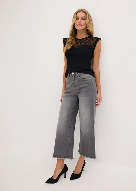 Top con pizzo, bonprix