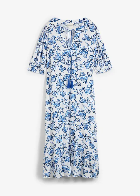 Abito largo in crêpe di viscosa, bonprix