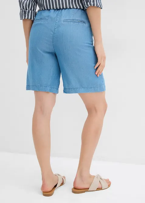 Shorts in lyocell con inserti elastici in vita, bonprix
