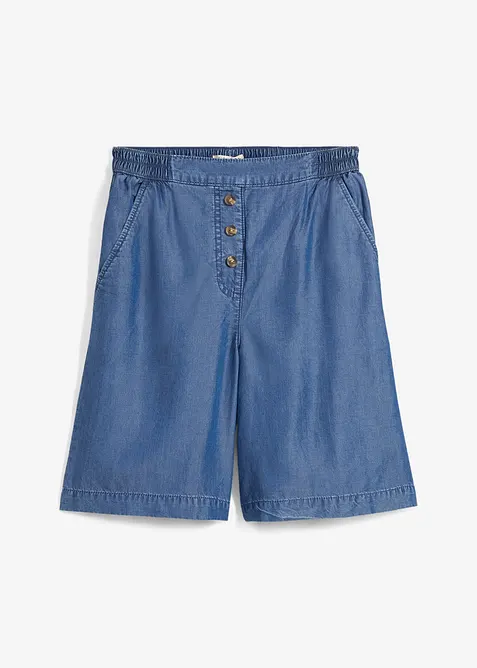 Shorts in lyocell con inserti elastici in vita, bonprix