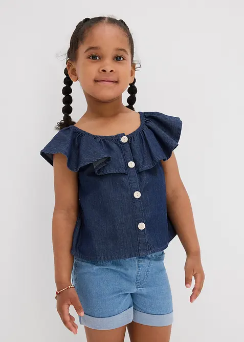 Top in cotone fluente, bonprix