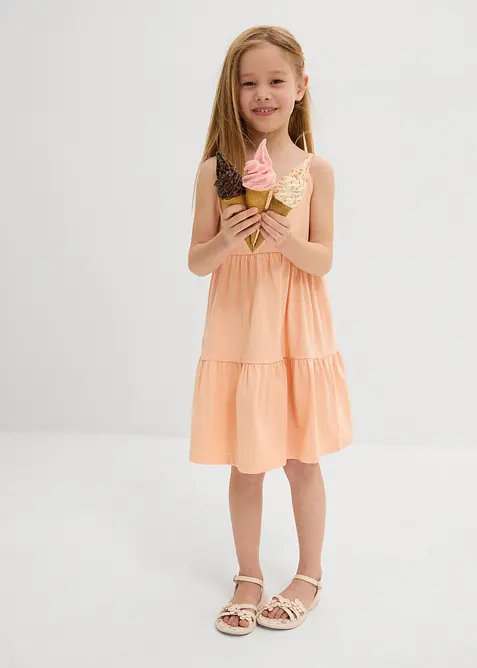 Abito in jersey di puro cotone biologico (pacco da 2), bonprix