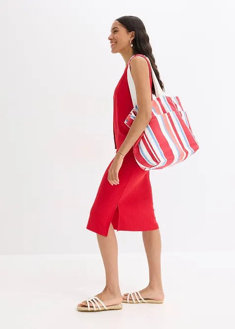 Gilet effetto maglia a coste, bonprix