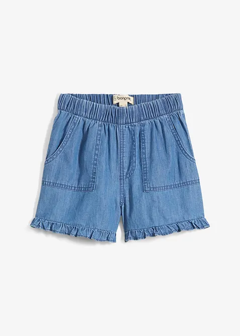 Shorts di jeans in cotone fluente, bonprix