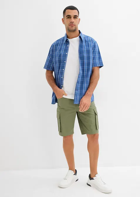 Camicia a maniche corte in puro cotone, bonprix