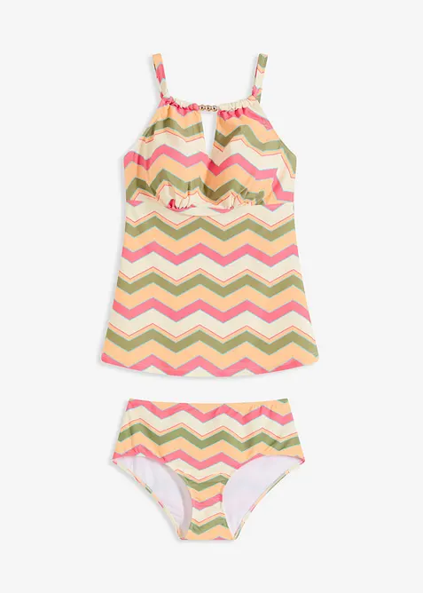 Tankini con cut-out (set 2 pezzi), bonprix